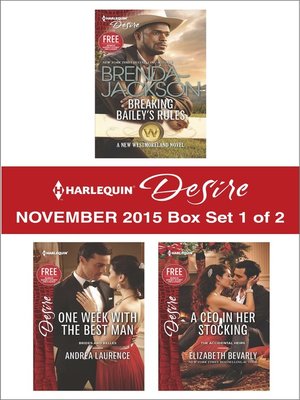 Harlequin Desire November 2015, Box Set 1 of 2 - ebook